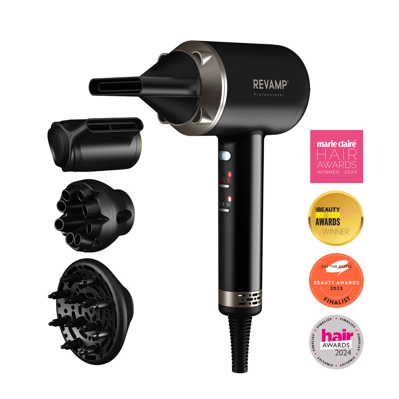 Sèche-Cheveux Quad Ion Haute Vélocité Progloss - Enigma Précision Sèche-Cheveux Quad Ion Haute Vélocité Progloss - Enigma Précision