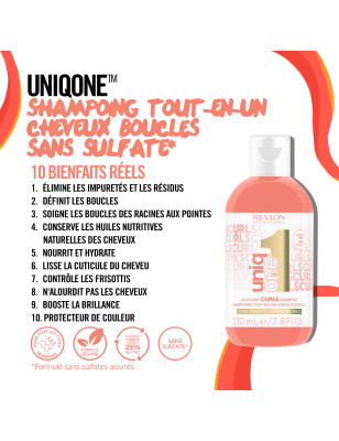 Shampooing Tout-en-Un UniqOne™ Cheveux Bouclés
