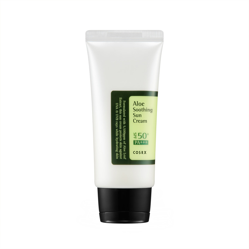 Crème solaire apaisante à l’aloès SPF50+ PA+++ Crème solaire apaisante à l’aloès SPF50+ PA+++