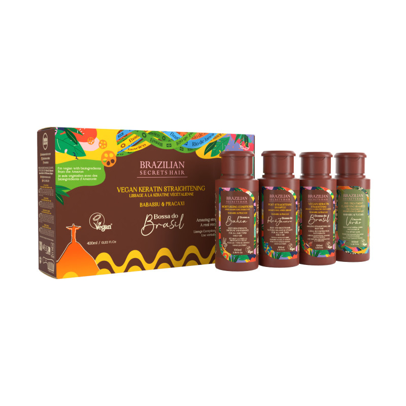 Kit lissage à la kératine végétalienne Bossa do Brasil Kit lissage à la kératine végétalienne Bossa do Brasil