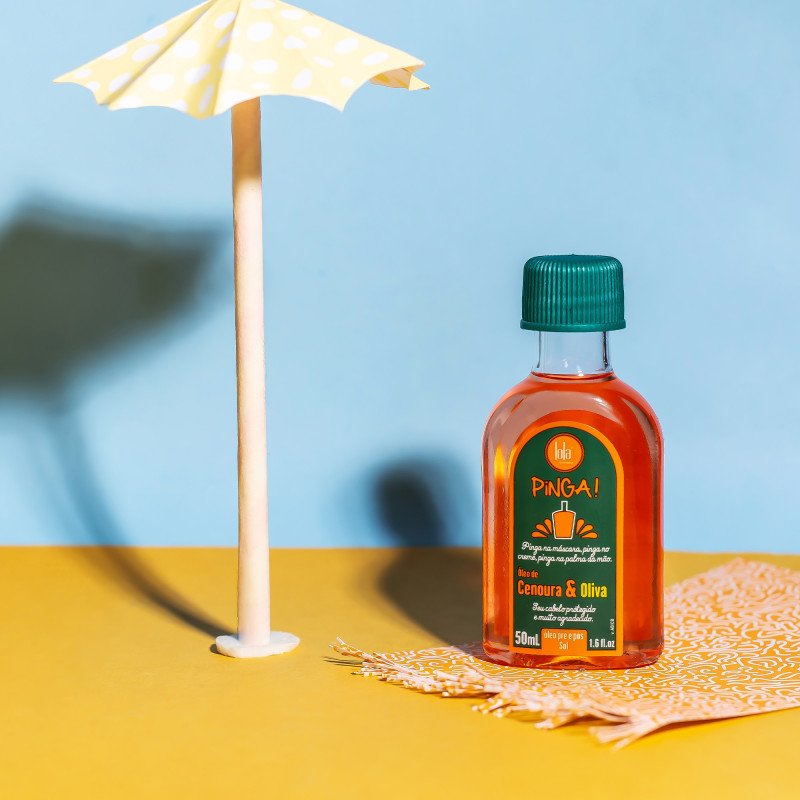 Huile capillaire nourrissante PINGA Carotte & Olive