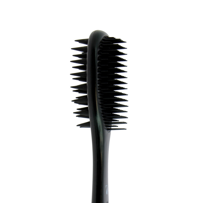 Brosse massante 2-en-1 Noire Brosse massante 2-en-1 Noire