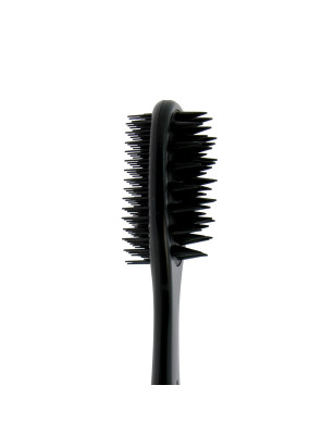 Brosse massante 2-en-1 Noire Brosse massante 2-en-1 Noire