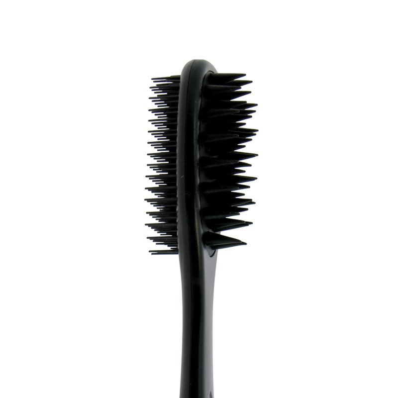 Brosse massante 2-en-1 Noire Brosse massante 2-en-1 Noire